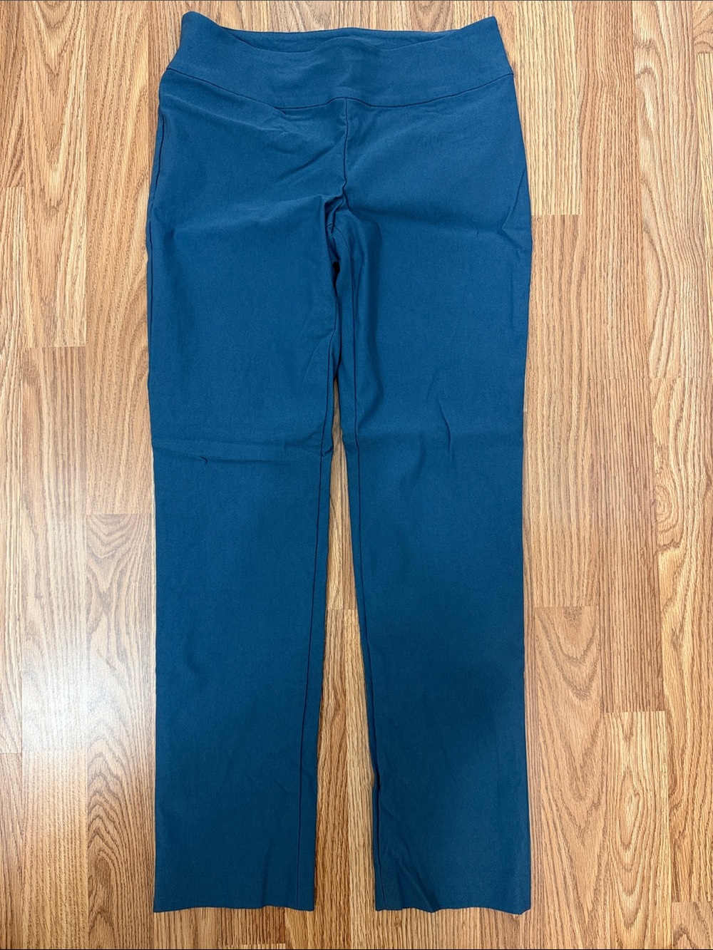 NIC+ZOE Teal Straight-Leg Jeans